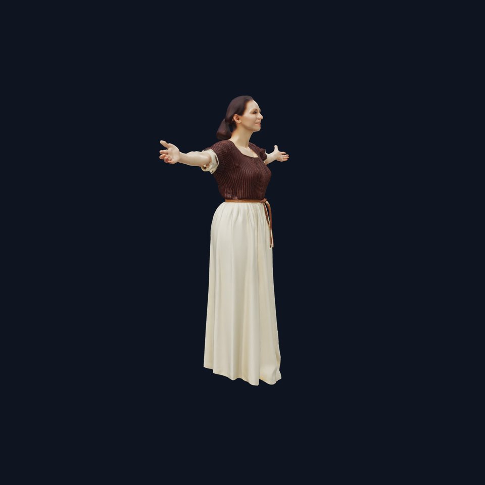 Vintage Dress Character model pack